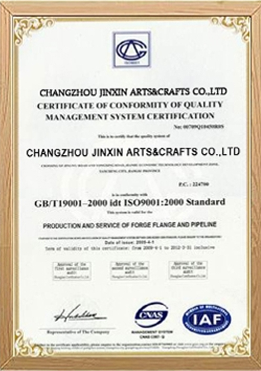 Certificates