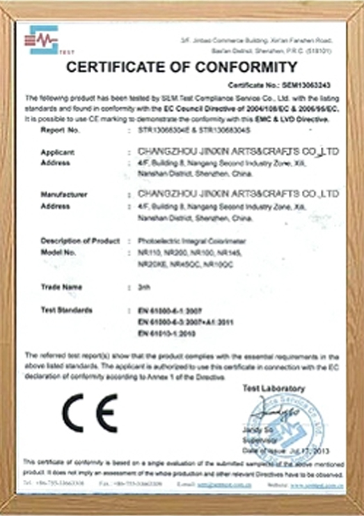 Certificates