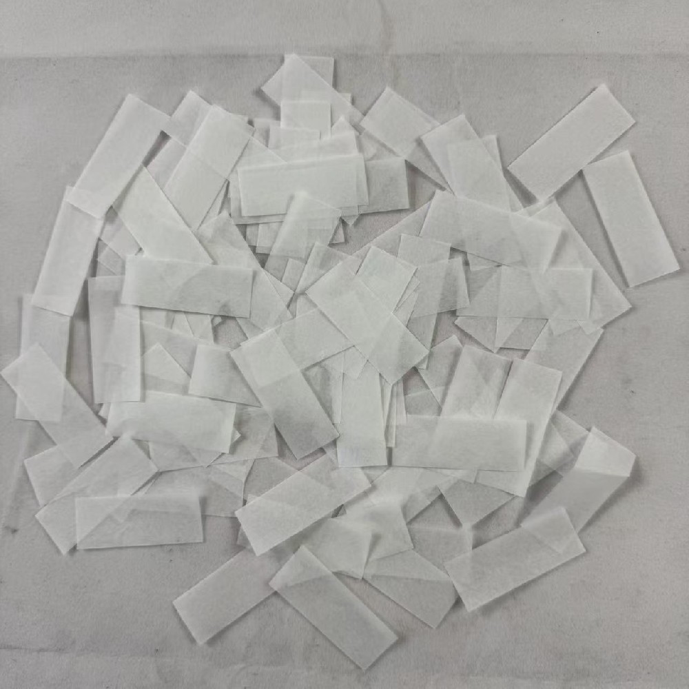 White Rectangular Celebration Confetti