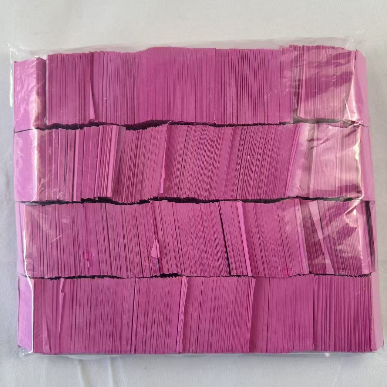 Pink Rectangular Celebration Confetti