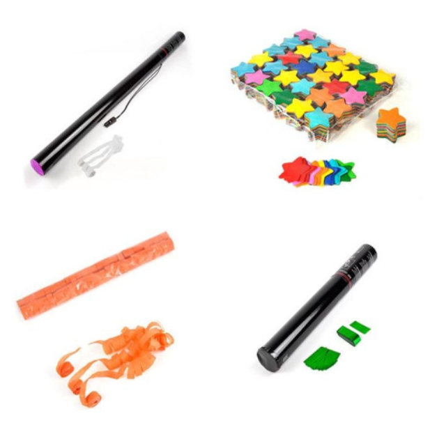 Gender Reveal Confetti Cannon Biodegradable