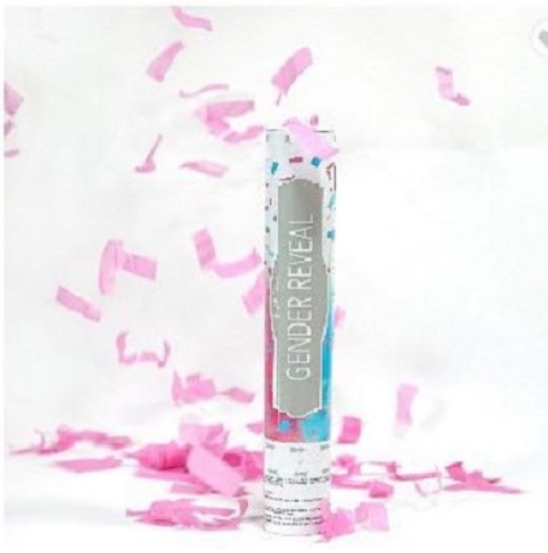 streamers gender reveal confetti PARTY POPPER