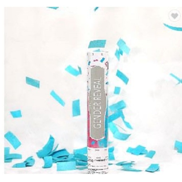 Paper streamers gender reveal confetti