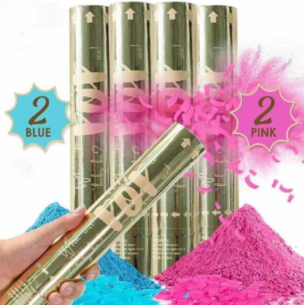 Powder party popper Gender Reveal