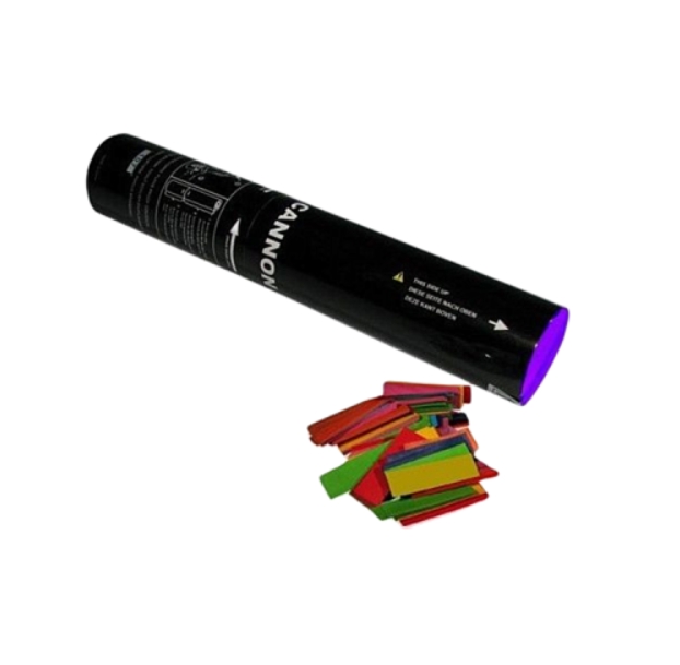 30H Mixed Paper Confetti Popper Cannon