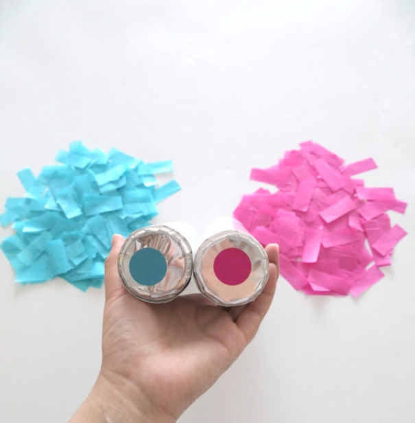 Biodegradable Holi Powder Blue Pink Confetti