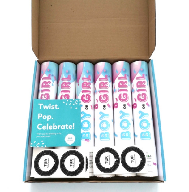 Biodegradable Holi Powder Blue Pink Confetti