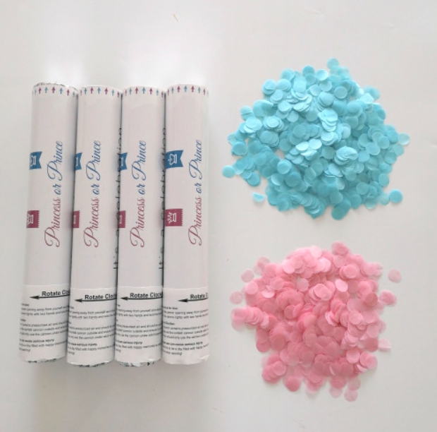 Gender Reveal Confetti Cannon