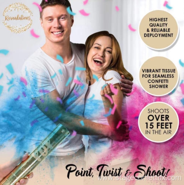 Powder Tube Smoke Confetti Cannon Power