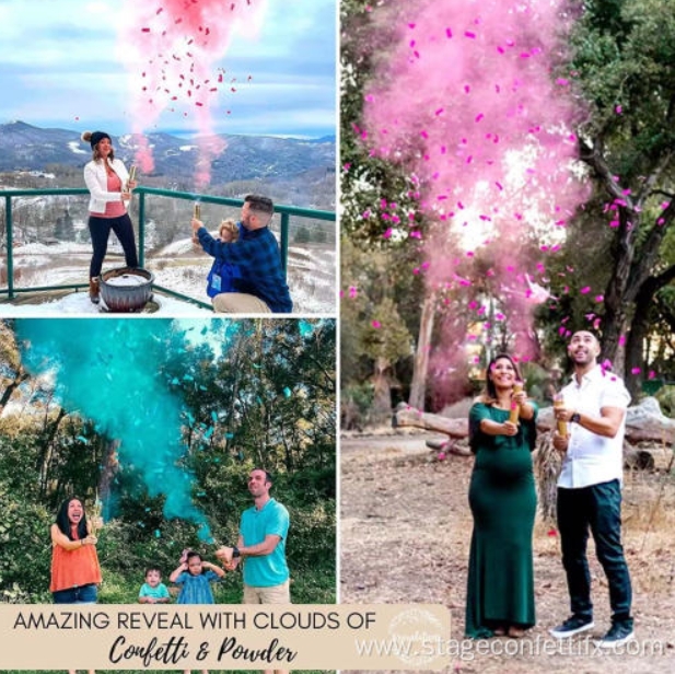 Powder Tube Smoke Confetti Cannon Power