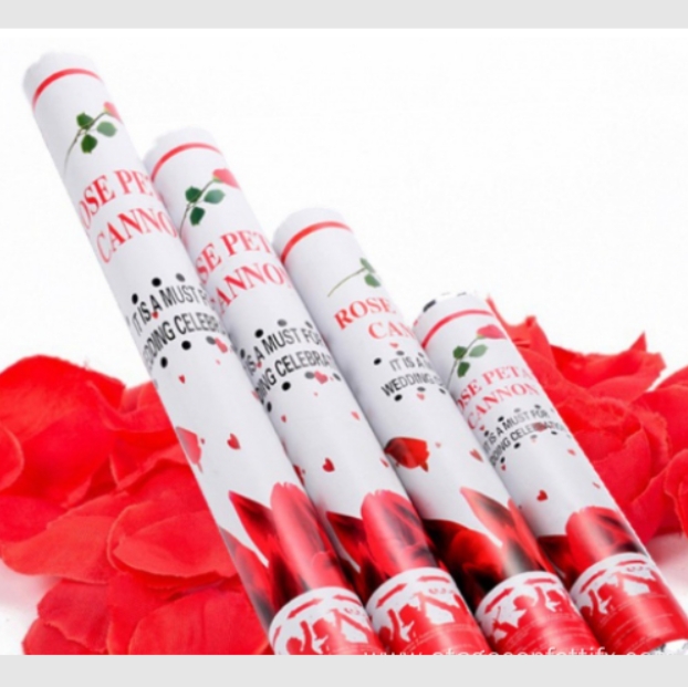 Rose Petal Wedding Flowers Party Popper