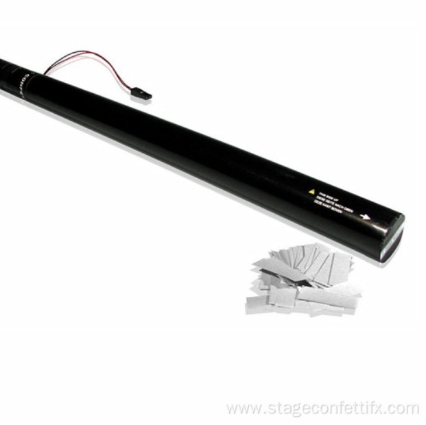 80cm Remote White Paper Confetti Cannon