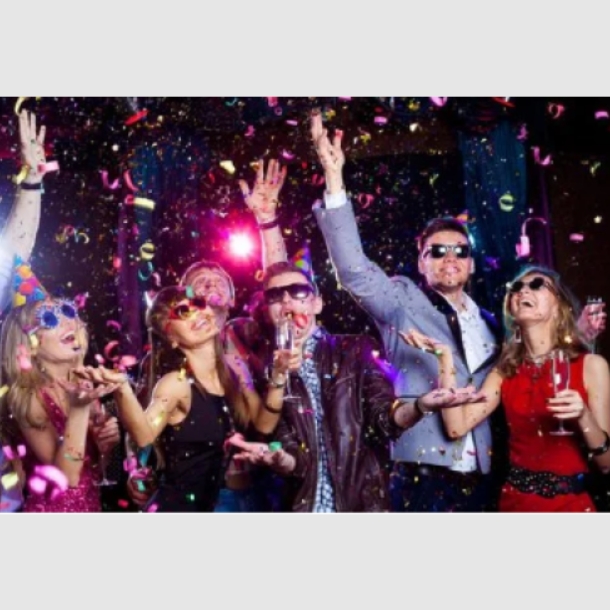 Biodegradable Confetti Cannon with Heart Wedding Party Print