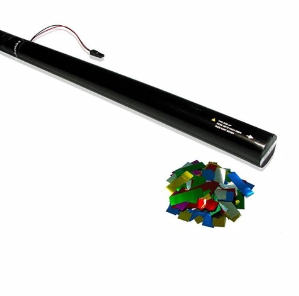 80cm Color Metallic Confetti Poppers