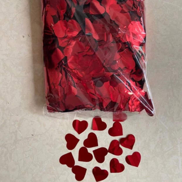 Gold star heart foil confetti wholesale
