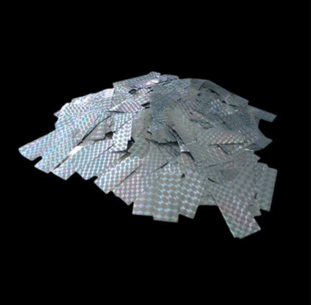 Bulk Pack Laser Metallic Confetti Rectangle
