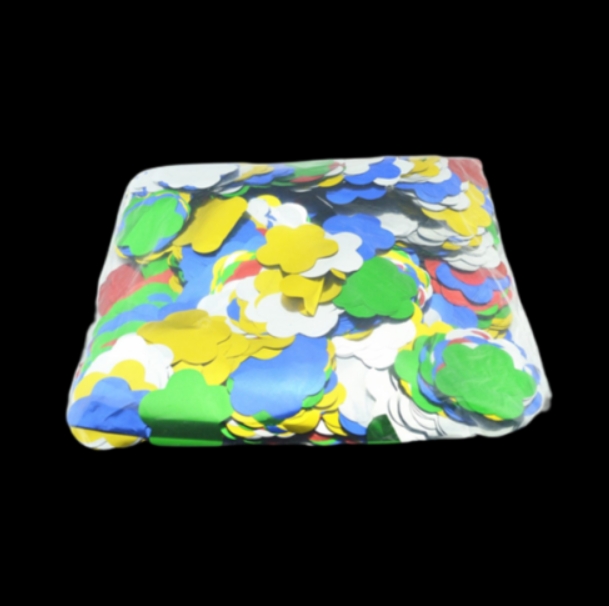 Flower Shape Metallic Confetti