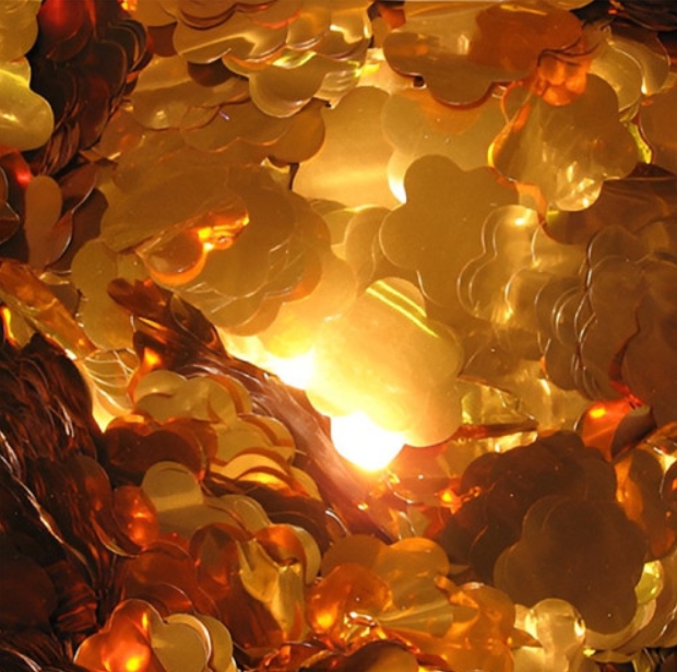 Flower Shape Metallic Confetti