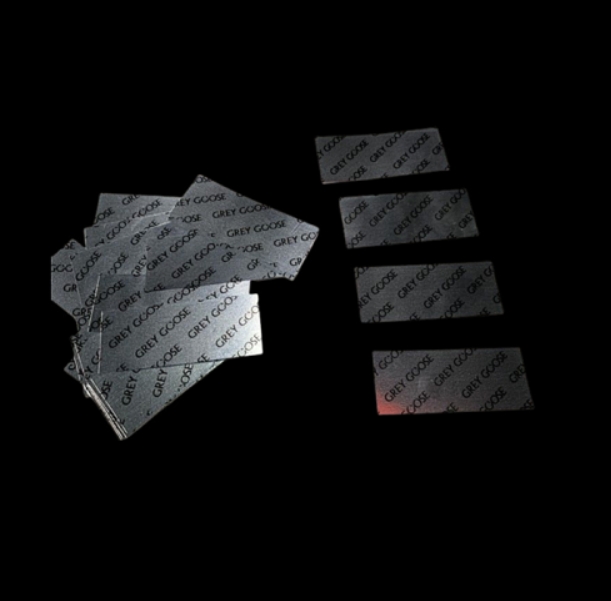 High quality Imprintied Metallic Confetti