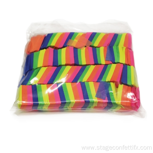 UV paper confetti tissue streamers for wedding