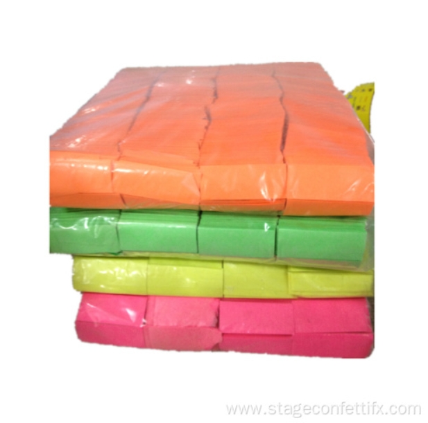 UV paper confetti tissue streamers for wedding
