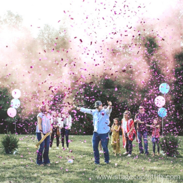 12'' Gender Reveal Powder Confeti Canon