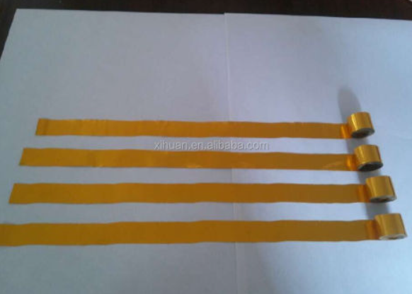 Gold silver Metallic party Confetti Streamers