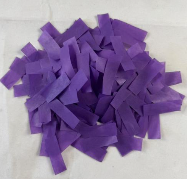 Purple Rectangular Celebration Confetti