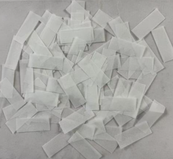 White Rectangular Celebration Confetti