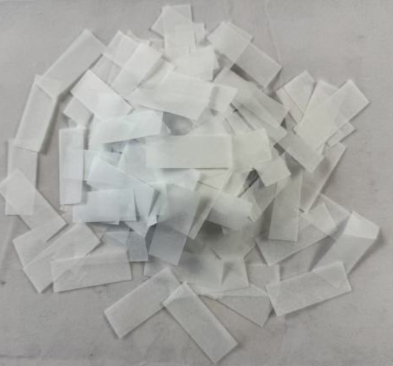 White Rectangular Celebration Confetti