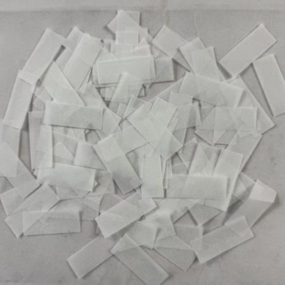 White Rectangular Celebration Confetti