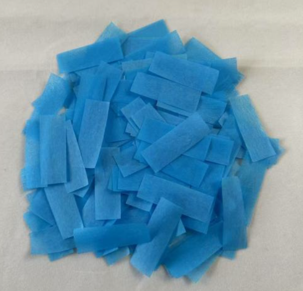 Dark Blue Rectangular Confetti