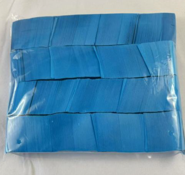 Dark Blue Rectangular Confetti