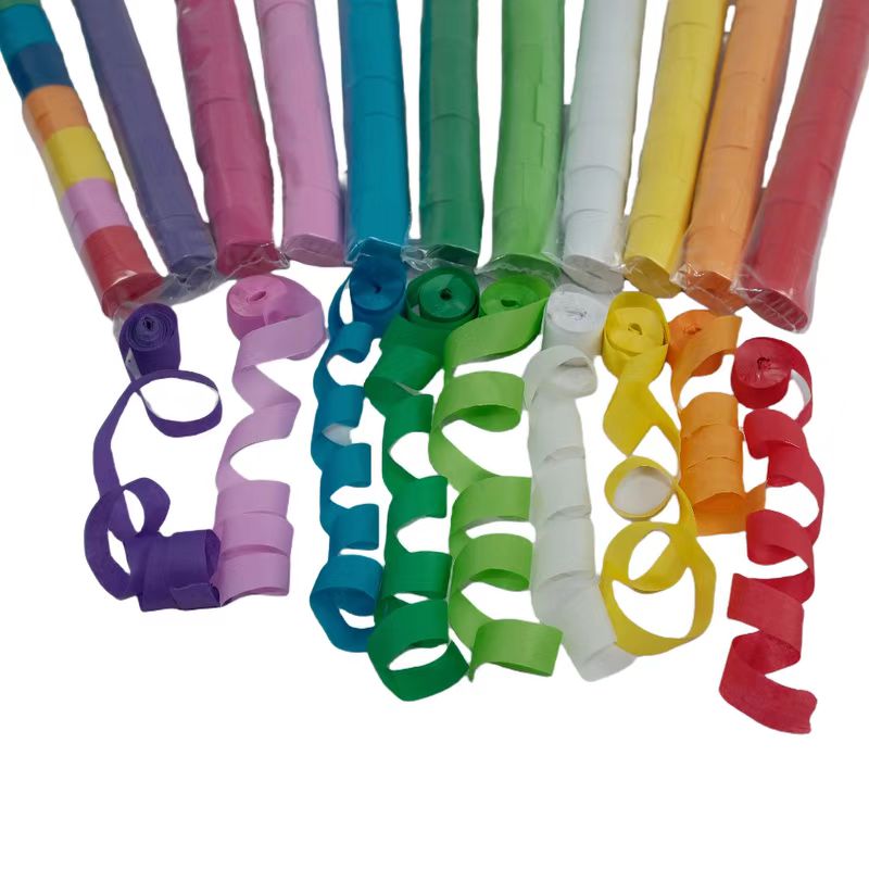 Different Color Confetti Packing In Tube