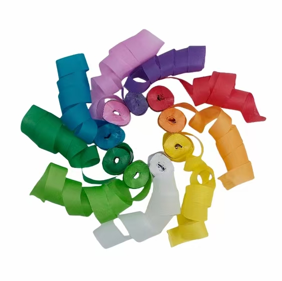 Different Color Confetti Packing In Tube