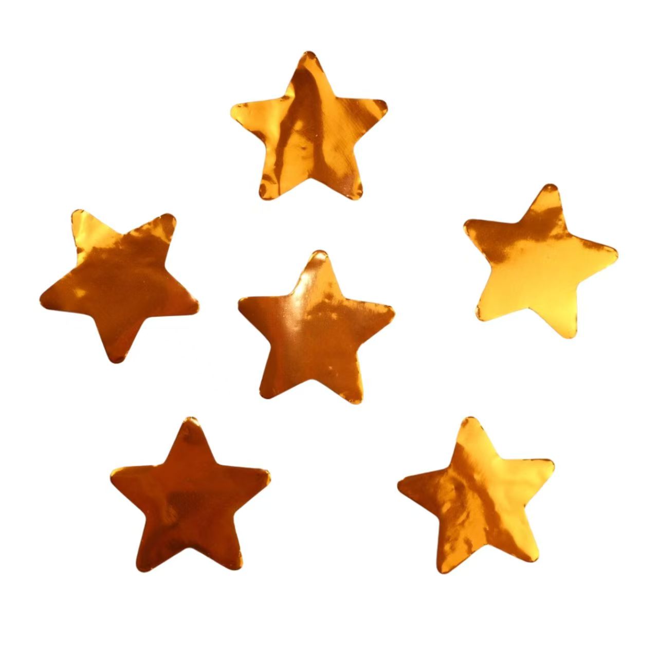 Star-shaped Metallic Confetti