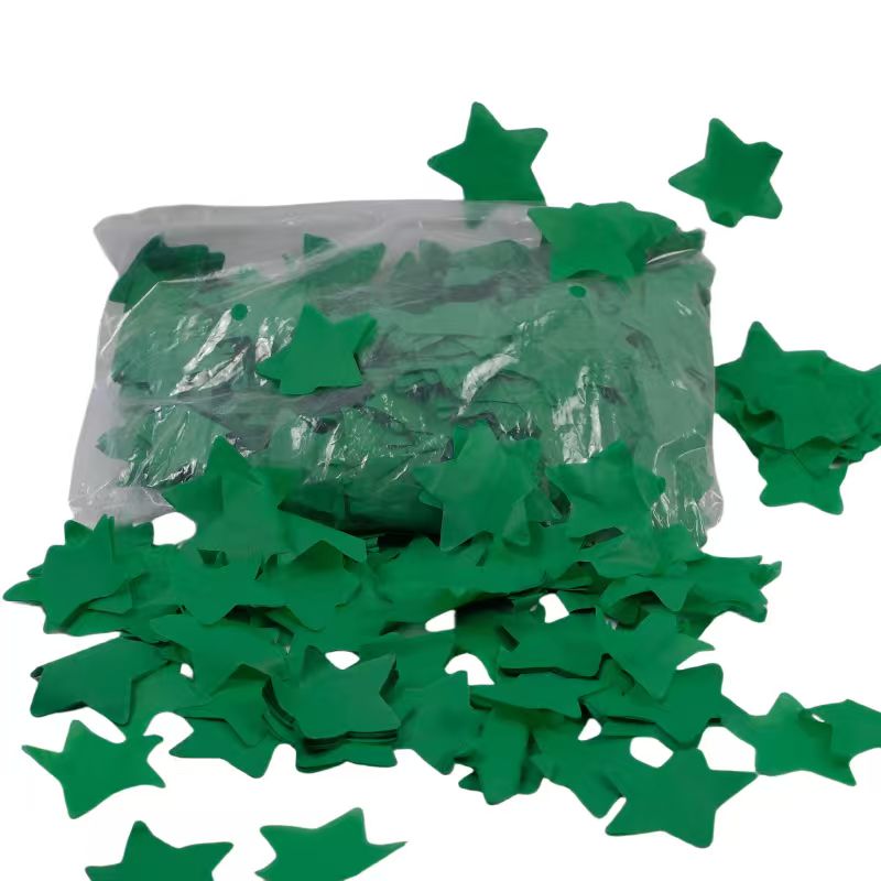 Green Star-Shaped Confetti