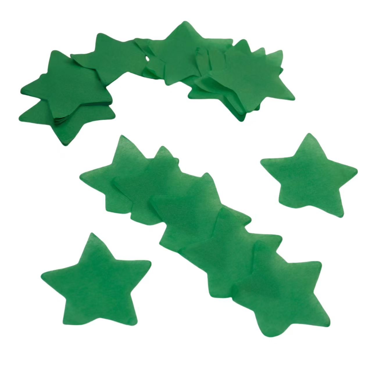 Green Star-Shaped Confetti