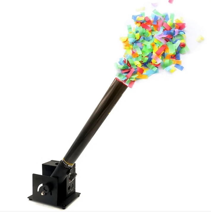 Single launcher DMX electric confetti machine