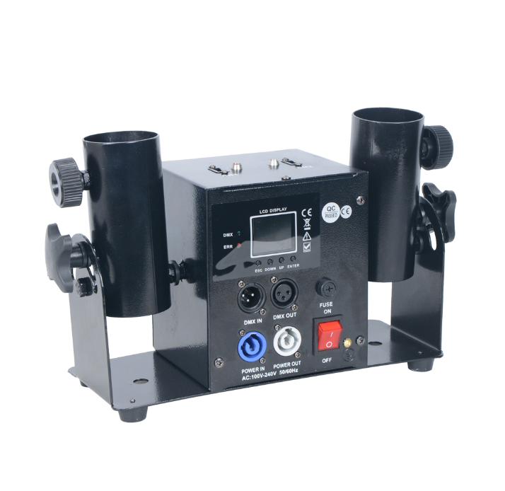 Double launcher DMX Electric Confetti Machine