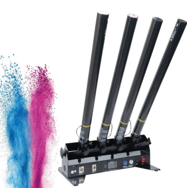 Four heads launcher DMX Electric Confetti Machine