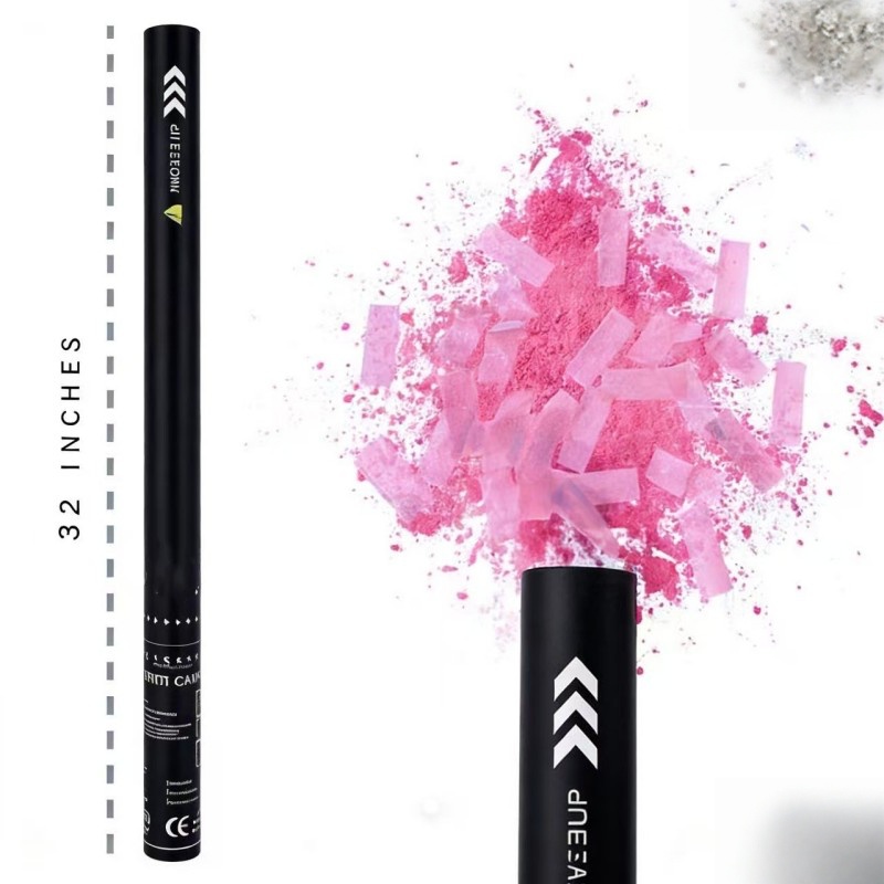 Gender reveal party cannon  80cm (Handheld )